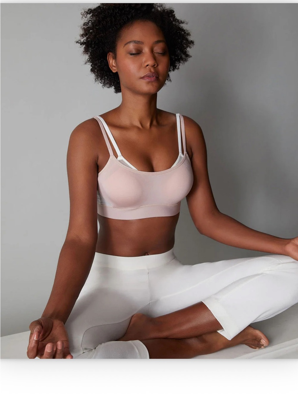 Natori Gravity contour bra 32 D baby pink